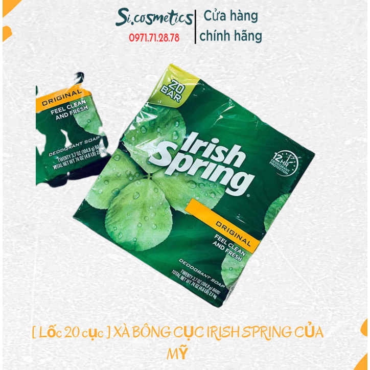 Xà bông cục irish spring của mỹ