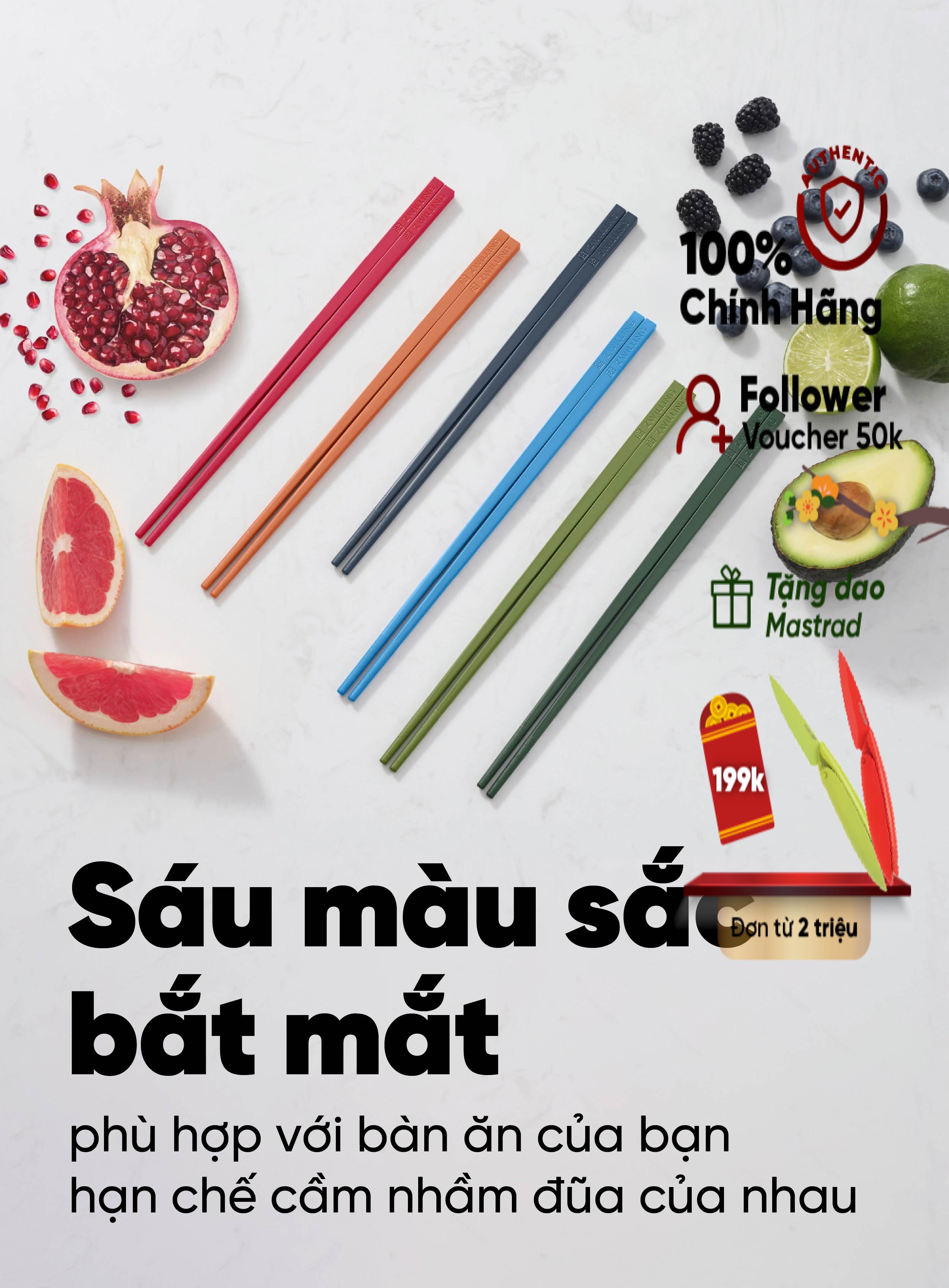 ZWILLING - Bộ Đũa Ăn - 6 Cặp
