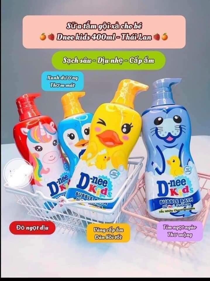 SỮA TẮM GỘI DNEE KIDS THÁI LAN 400ml