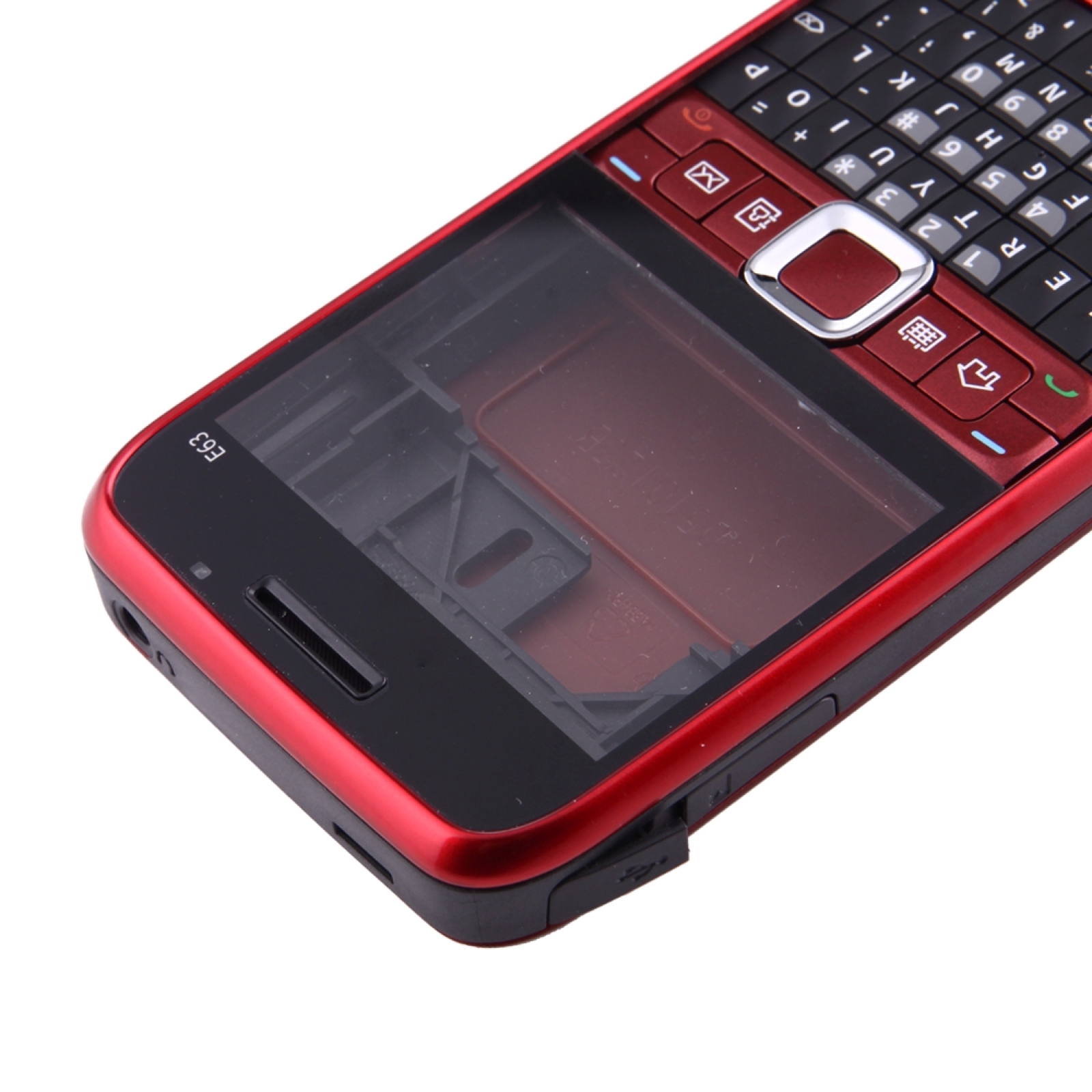 Repair Online [Đang Giảm Giá] Vỏ Bọc Đầy Đủ (Nắp Trước + Viền Khung Giữa + Nắp Sau + Bàn Phím) Cho Nokia E63