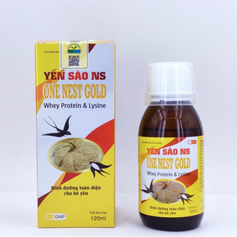 Thực phẩm bảo vệ sức khỏe yến sào ns one nest gold 120ml, bồi bổ cơ thể, tăng cường sức đề kháng giúp ăn ngon