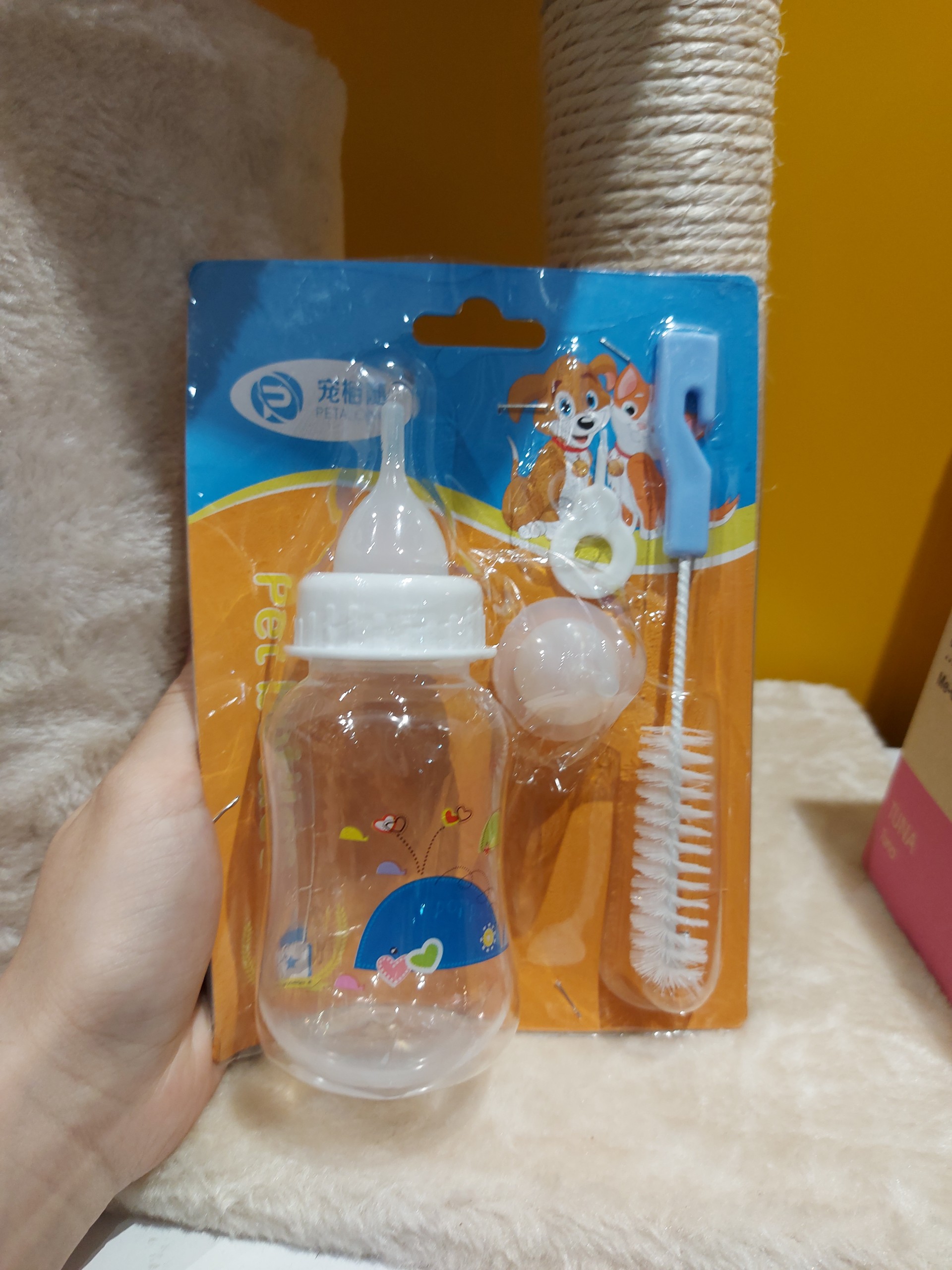 Bộ bình sữa cho chó mèo con 50ml/150ml
