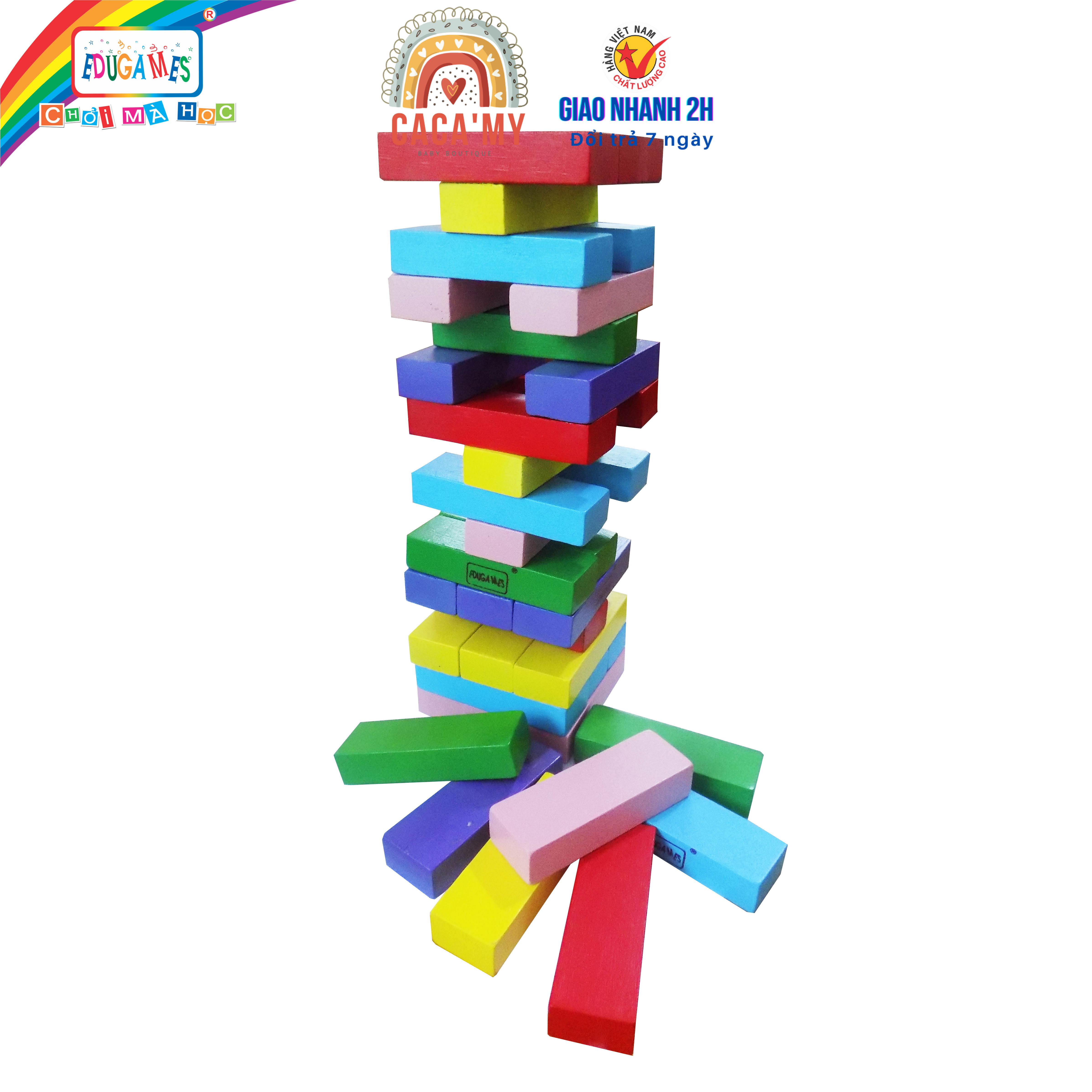 Rút gỗ màu edugames