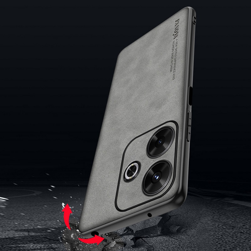 Phone case For Xiaomi Poco M6 / Poco F6 Case Back cover Fluff Hard Cortex Plush Cover with Soft Frame Anti-knock stand Holder For Redmi 13 Note 13 Pro Cover cases. 