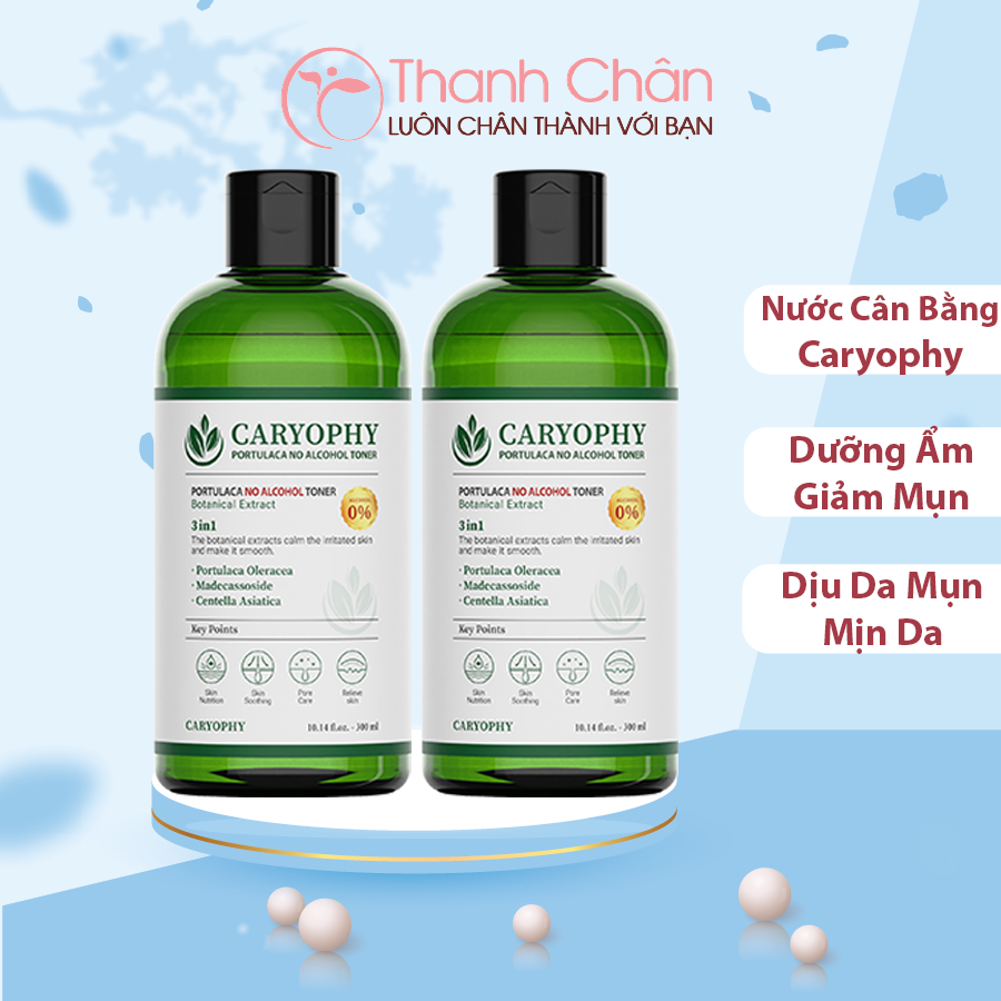 Nước hoa hồng Giảm Mụn Caryophy Portulaca Toner