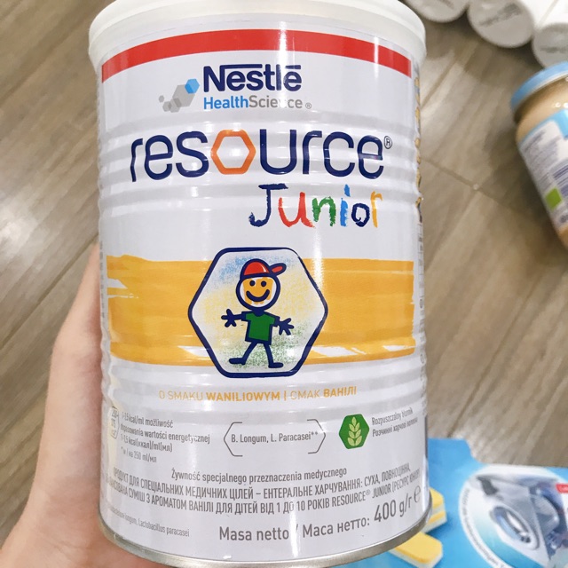 SỮA BÉO TĂNG CÂN RESOURCE JUNIOR 400g - ĐỨC