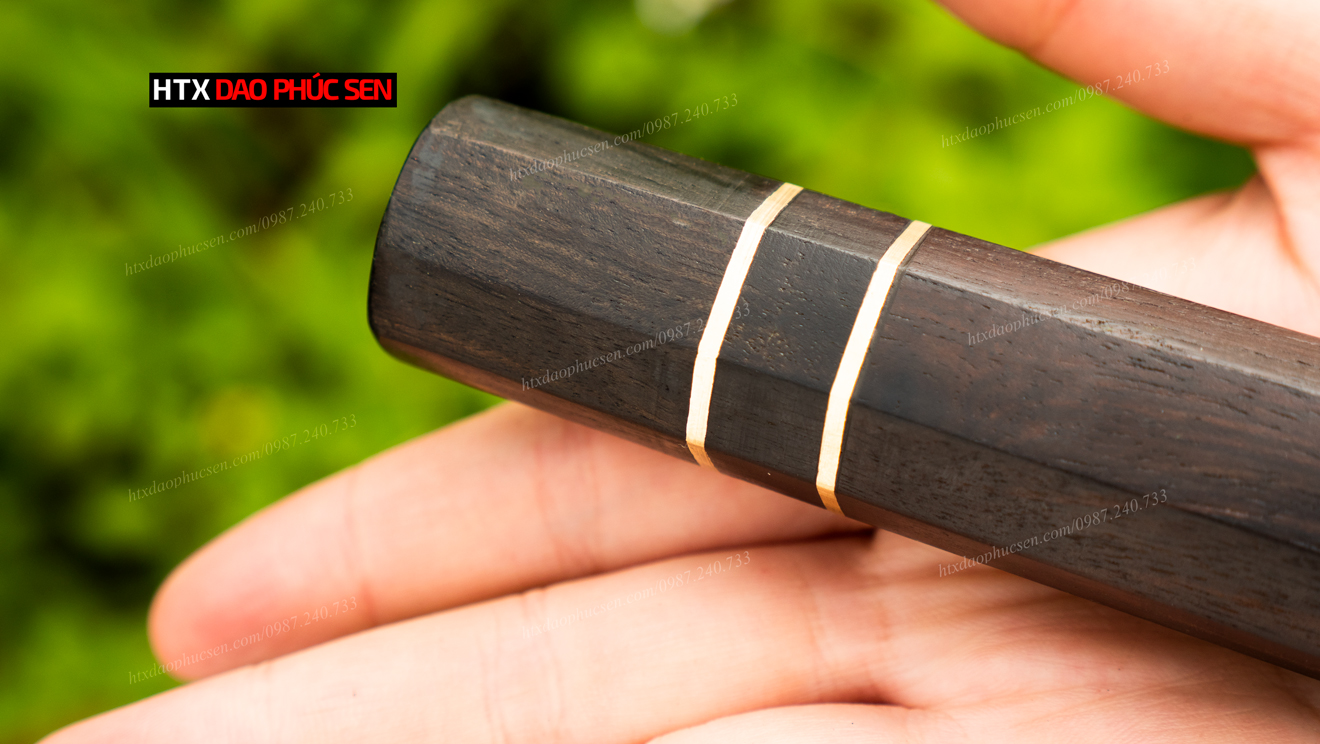 Cán dao Nhật bát giác gỗ - CN01