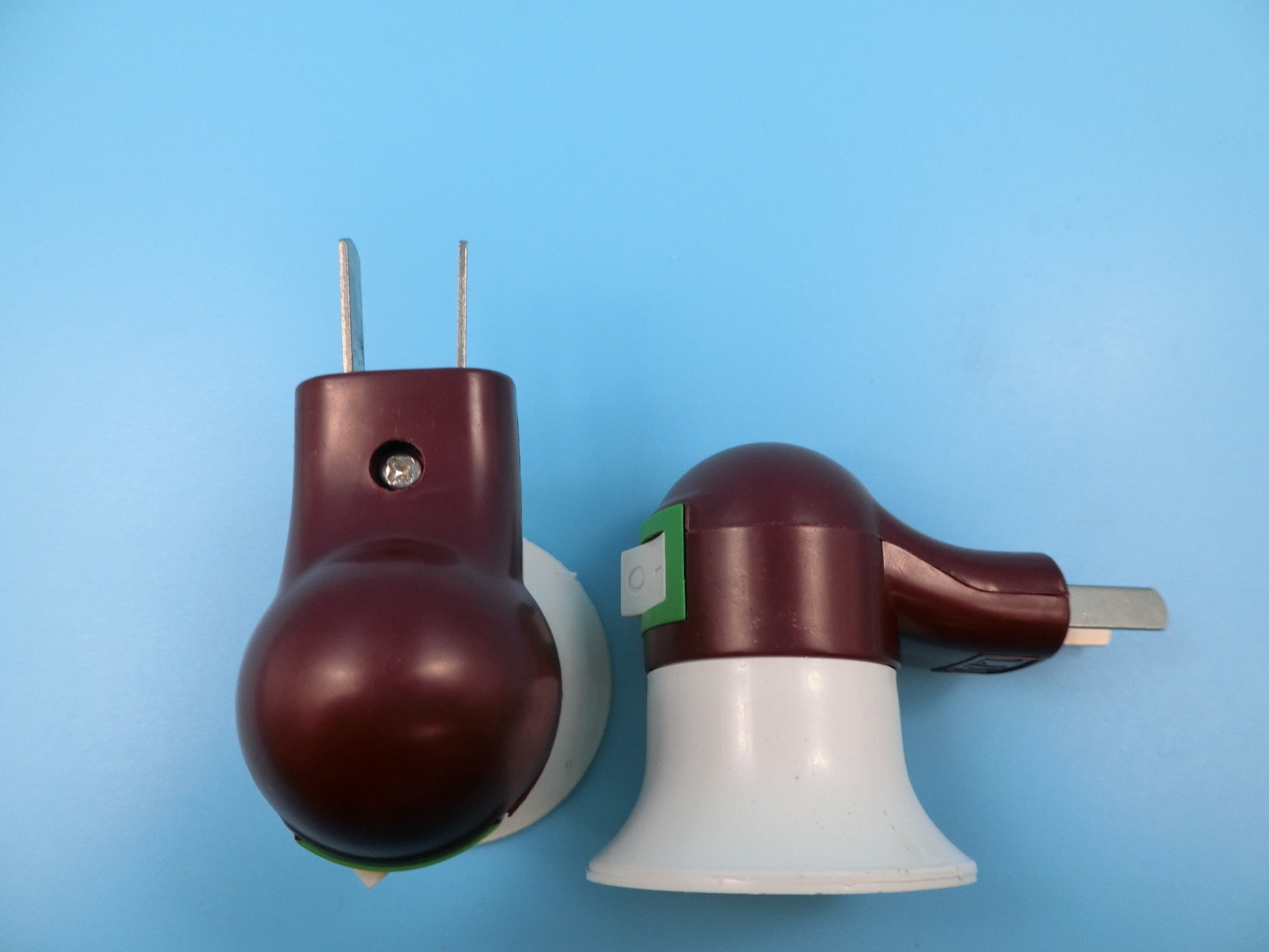 Nhà WI ống loại E27 đèn vít chủ, Plug-in chuyển đổi giữ đèn với chuyển đổi đèn ban đêm ổ cắm Kệ đèn LED
