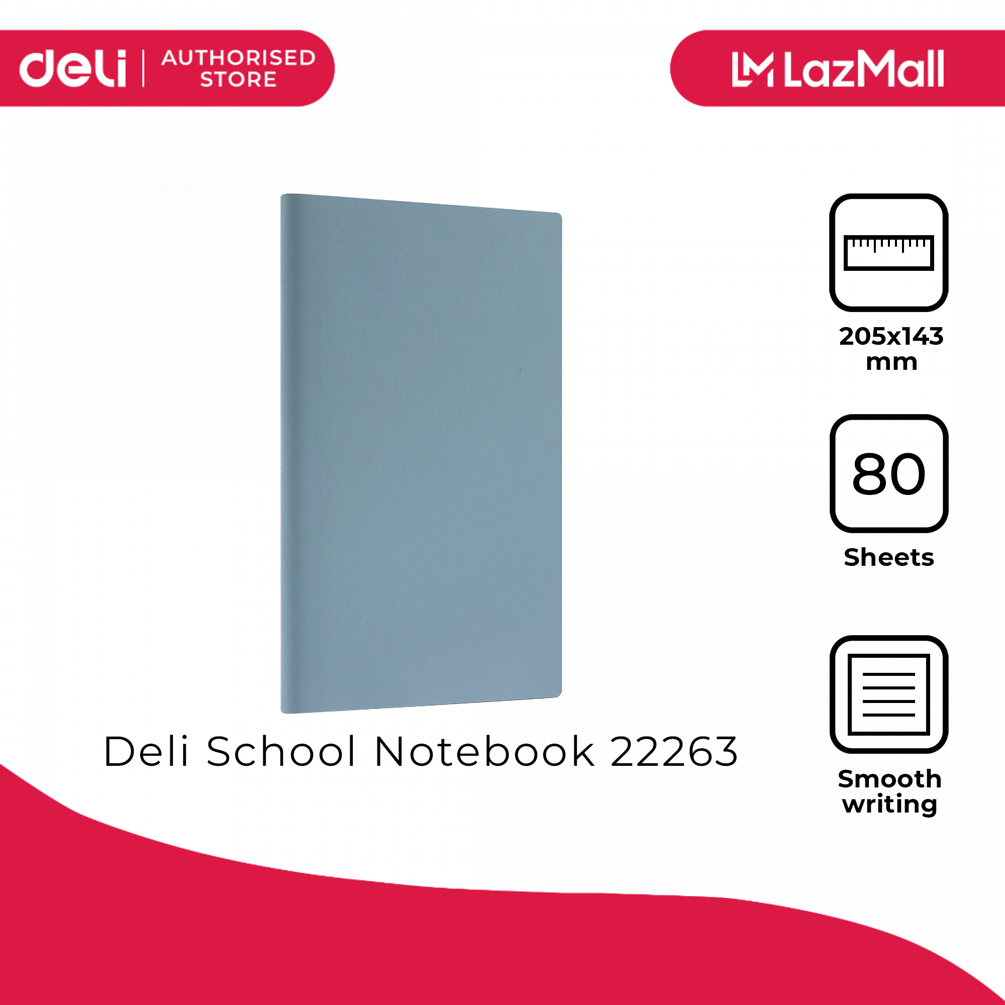 Deli%0922263%20Leather%20cover%20notebook%20-%20Image%203