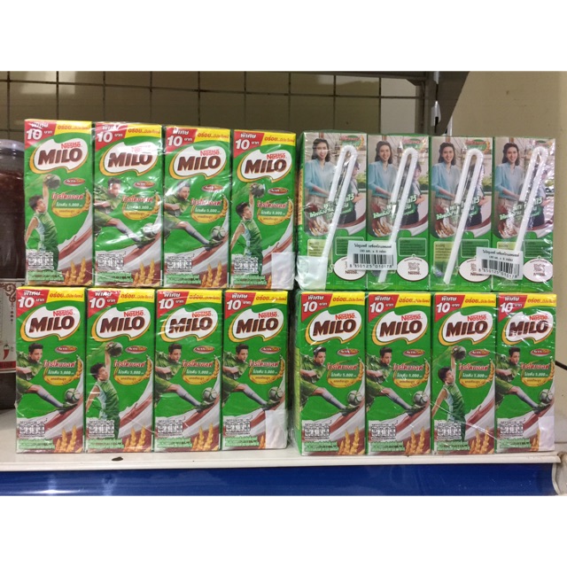 Combo 8 Hộp Sữa Lúa Mạch Milo Thái Lan 180ml