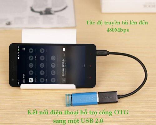 Cáp OTG Micro USB to USB Ugreen 10396 - Hàng Chính Hãng
