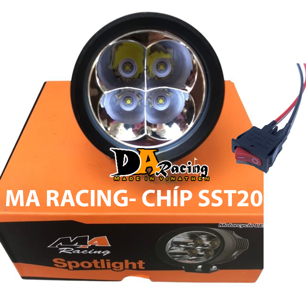 Đèn Trợ Sáng Đèn Led L4X sst20 Sáng Gom, Kính Tím