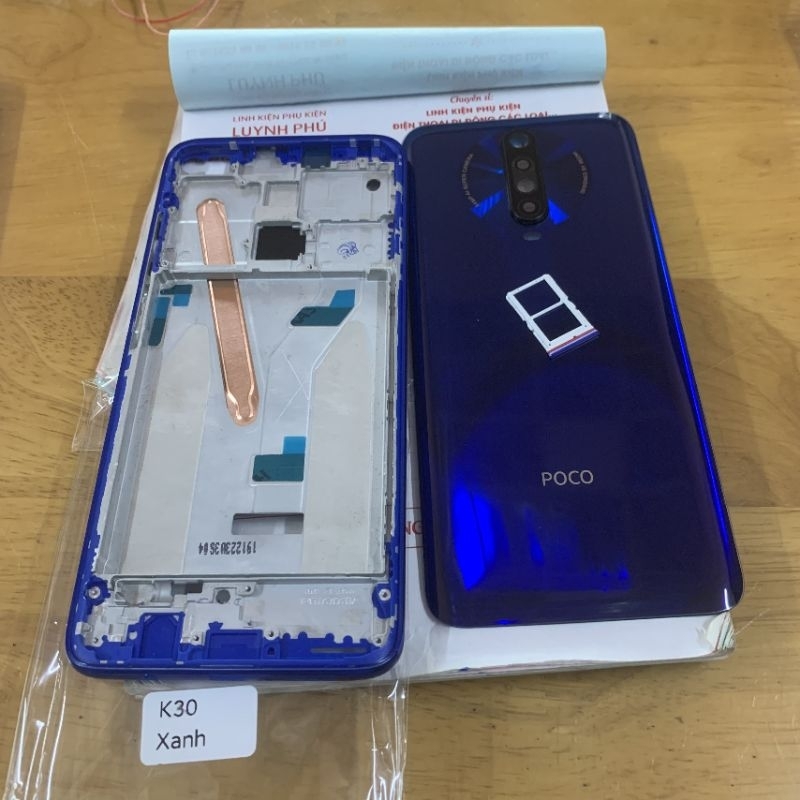 Vỏ xiaomi redmi K30 5G có khay sim kính camera