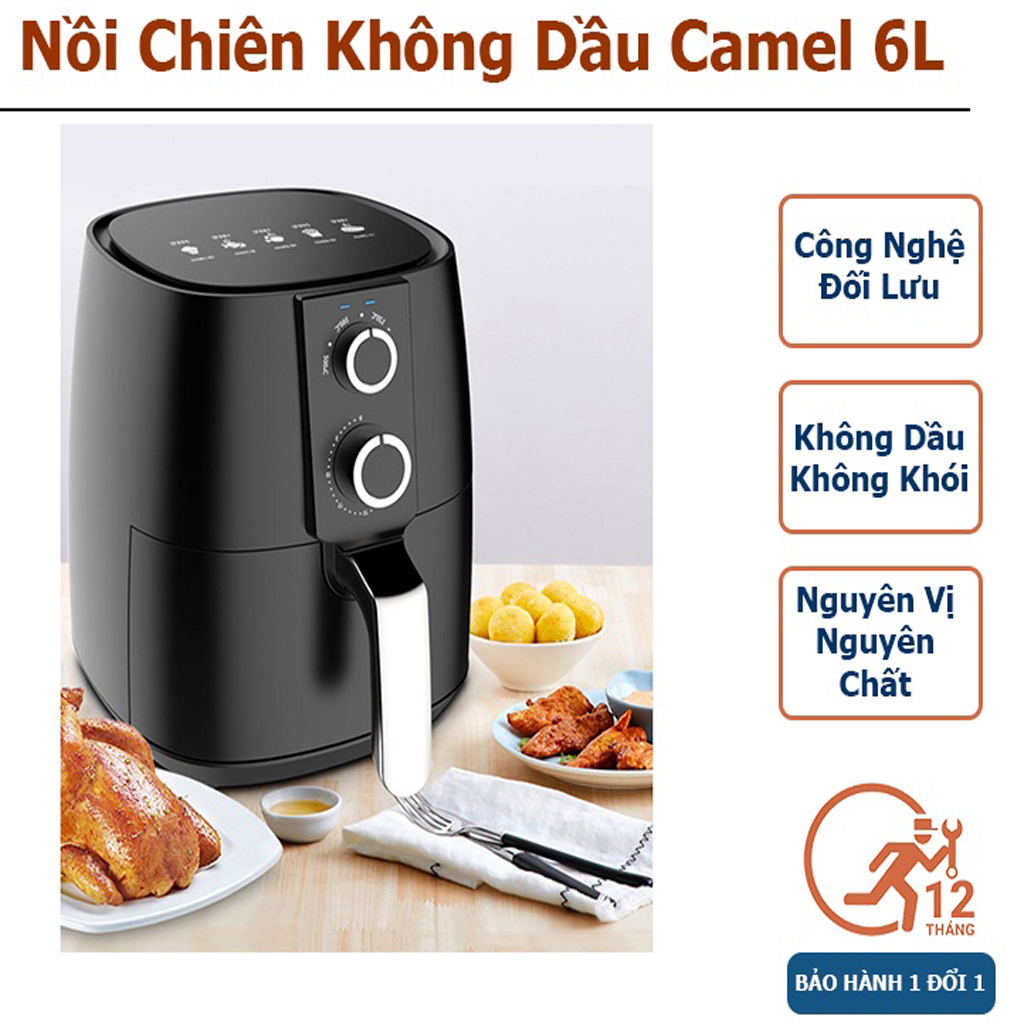 Nồi chiên không dầu CAMEL 6.5 - 7L