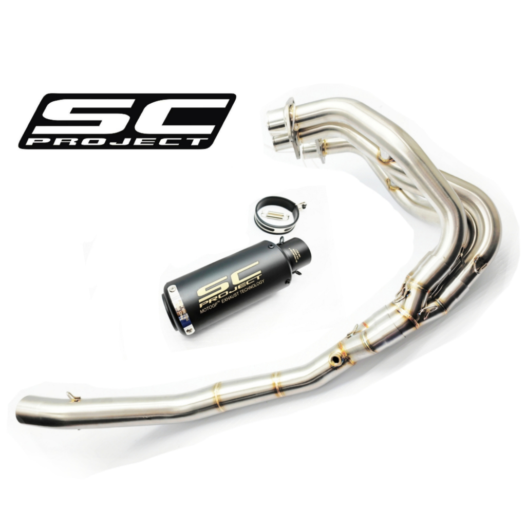 SC Project Exhaust Kawasaki ZX25R Full System Piping Manifold