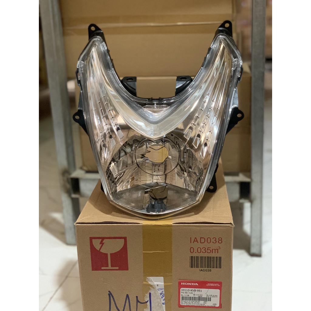 Cụm đèn pha trước click 110 chính hãng honda