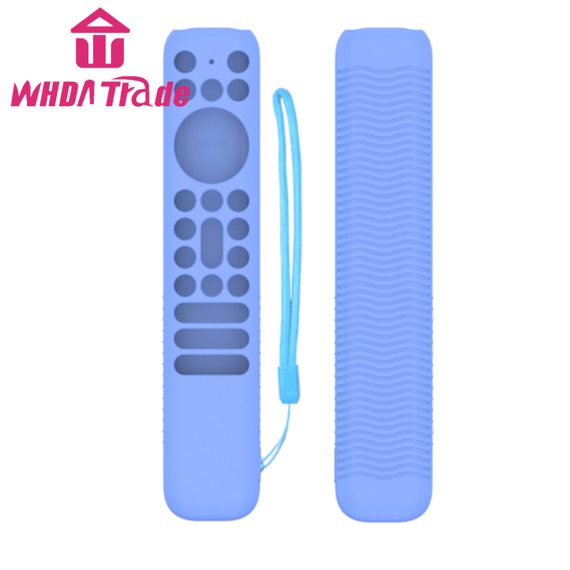 Remote Protective Case Cover Silicone Protective Controller Sleeve Skin With Lanyard  Compatible For TCL RC902V FMR1 RC