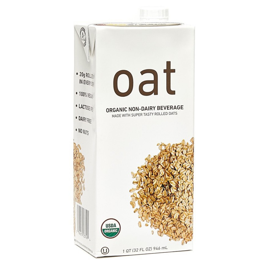 Date 7/06/26 Thùng 6 Hộp Sữa Yến mạch hữu cơ Kirkland Mỹ 946ml x 6 - Organic Oat Beverage 946ml x 6 box.