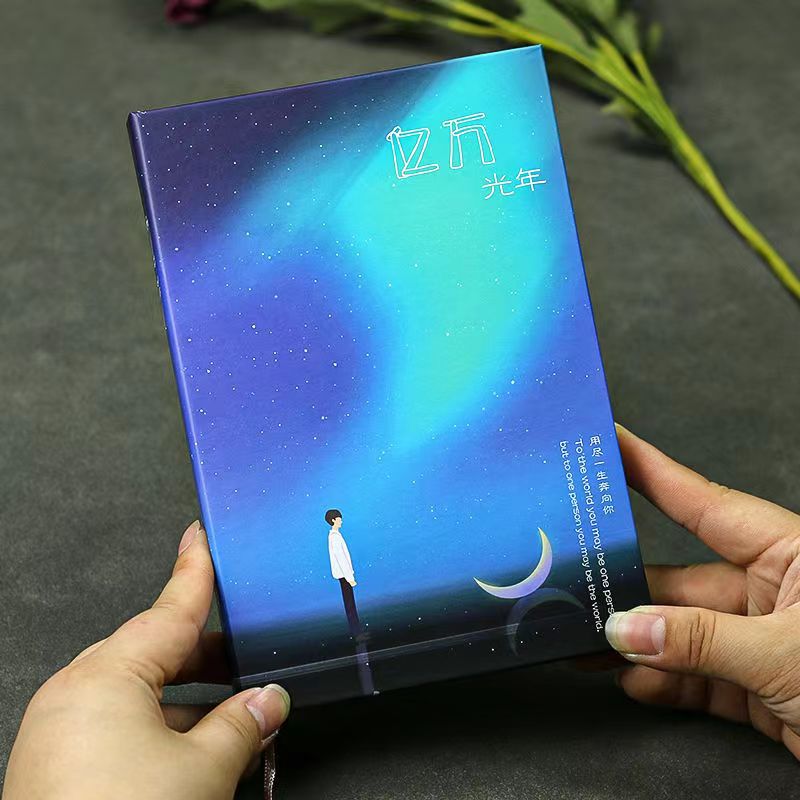【GlowBound】Creative Universe Starry Sky Planet 112 Sheets Notebook ...