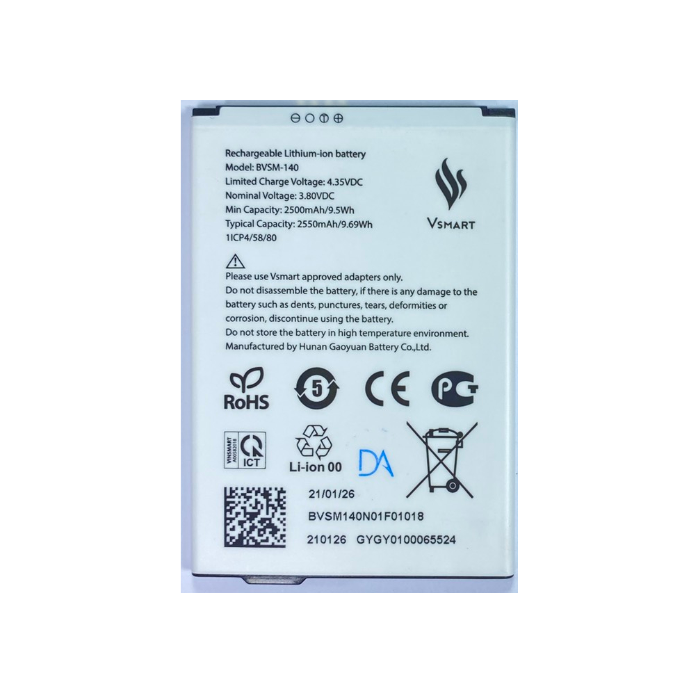 Pin vsmart bee lite / bvsm-140