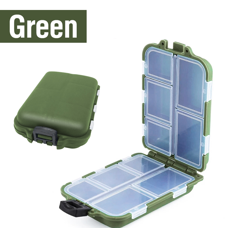 1pcs Waterproof Fishing Lure Box Bait Storage Tackle Box Containers Double Sided Hooks Storage