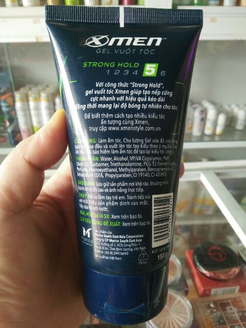 Gel vuốt tóc Xmen Strong Hold