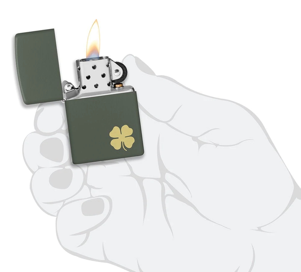 Bật Lửa Zippo Four Leaf Clover 49796