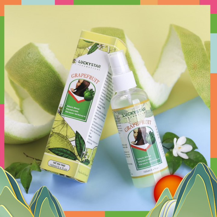 Lotion Dưỡng Tóc Tinh Dầu Bưởi Lucky Star (100ml )