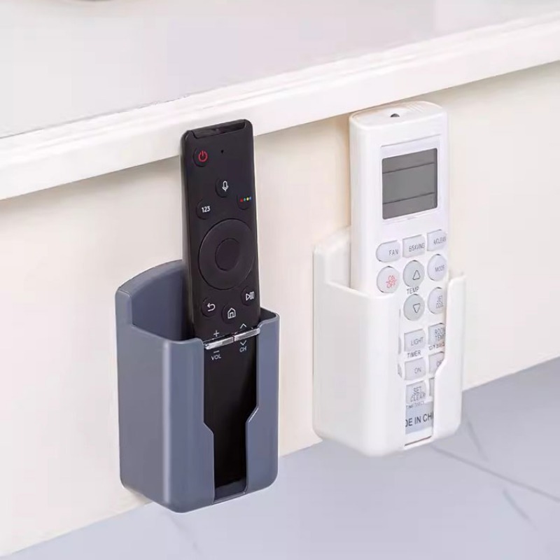 Treo Tường Điều Khiển Từ Xa Lưu Trữ Hộp Đấm Miễn Phí từ xa điều hòa không khí Điều Khiển Chủ sạc điện thoại di động giá lưu trữ