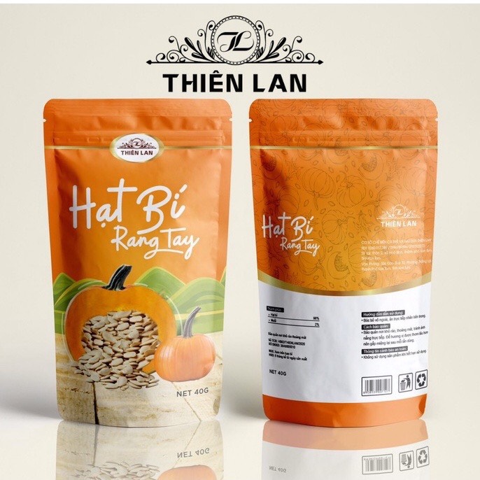 COMBO ( 25 GÓI) Hạt bí rang tay Thiên Lan (40g)