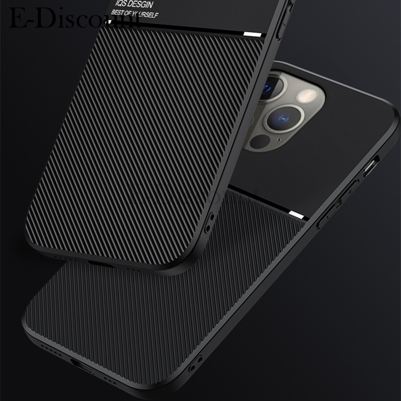 New Phone case OnePlus13 Back cover Rough Cross Patterned Magnetic Soft Silicone Leather for OnePlus 13 case.