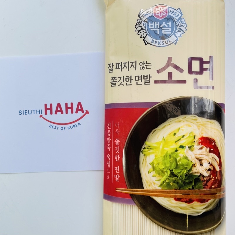 Mì sợi nhỏ hàn quốc 500g CJ BEKSUL 소면