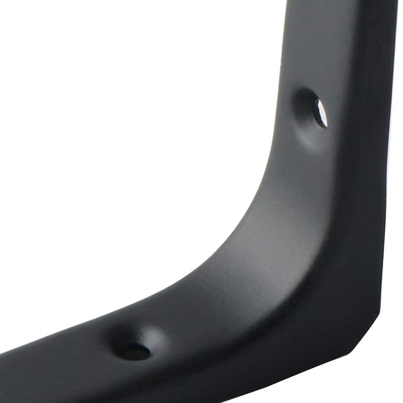 8 PCS Iron Wall Shelf Bracket, Heavy Duty Shelf Support Bracket Decorative Joint Angle Bracket