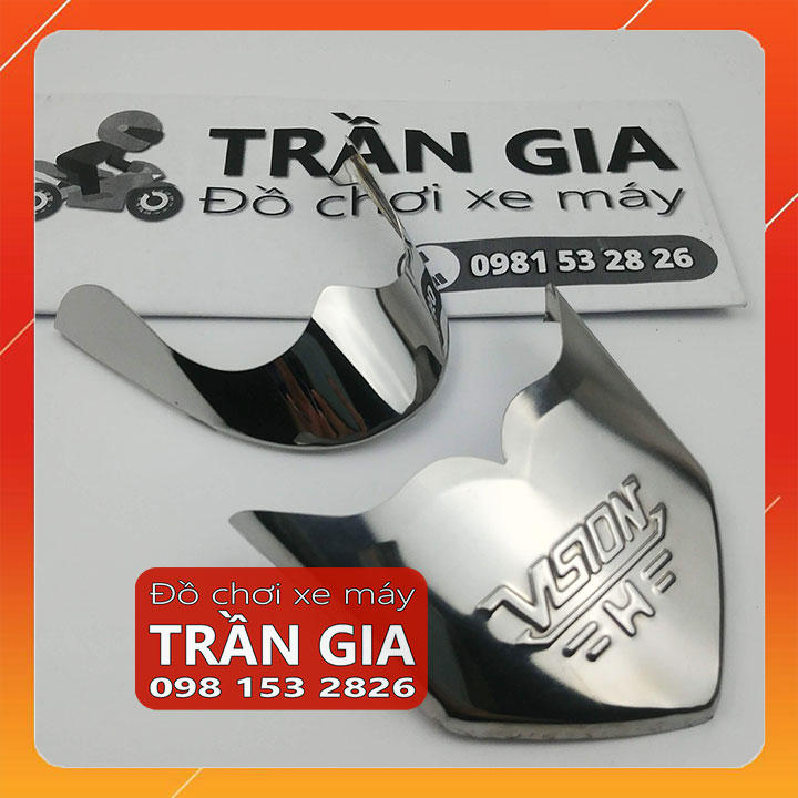 [FreeshipMAX] Chỉ mũi dè trước sau xe Vision đời đầu 2011-2012-2013 INOX ốp mỏ dè chắn bùn - phụ kiện trang trí đồ kiểng
