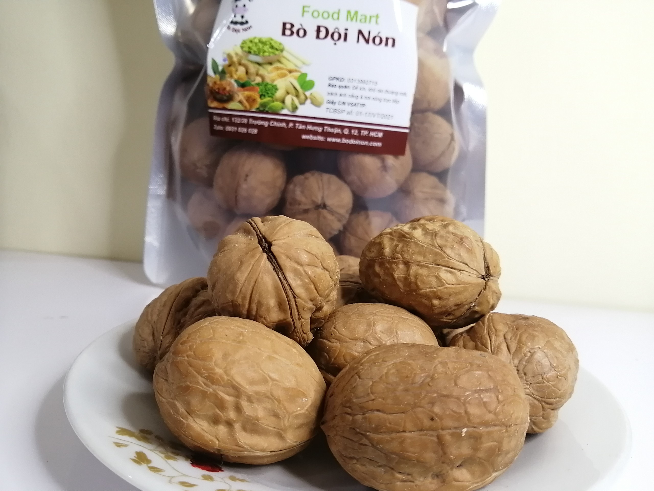 Quả Óc Chó Hang Nhập Khẩu 500g Bò Đội Nón