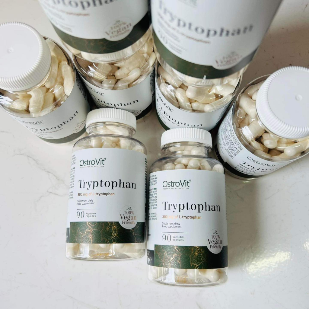 Viên Uống Ostrovit Tryptophan Vege - Hỗ Trợ Cải Thiện Giấc Ngủ, Tăng Cường Sức Khoẻ (90 Viên)