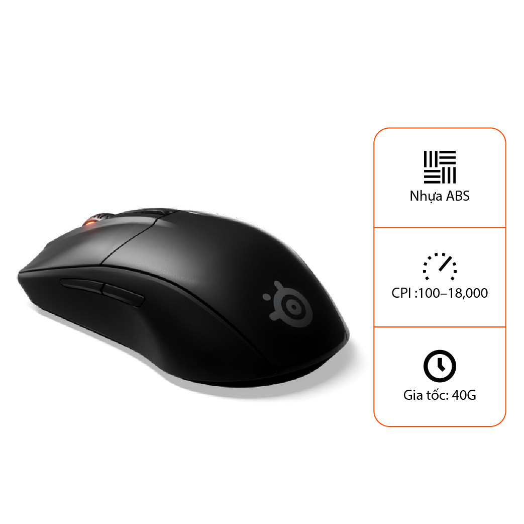 Chuột Gaming Không Dây Steelseries Rival 3