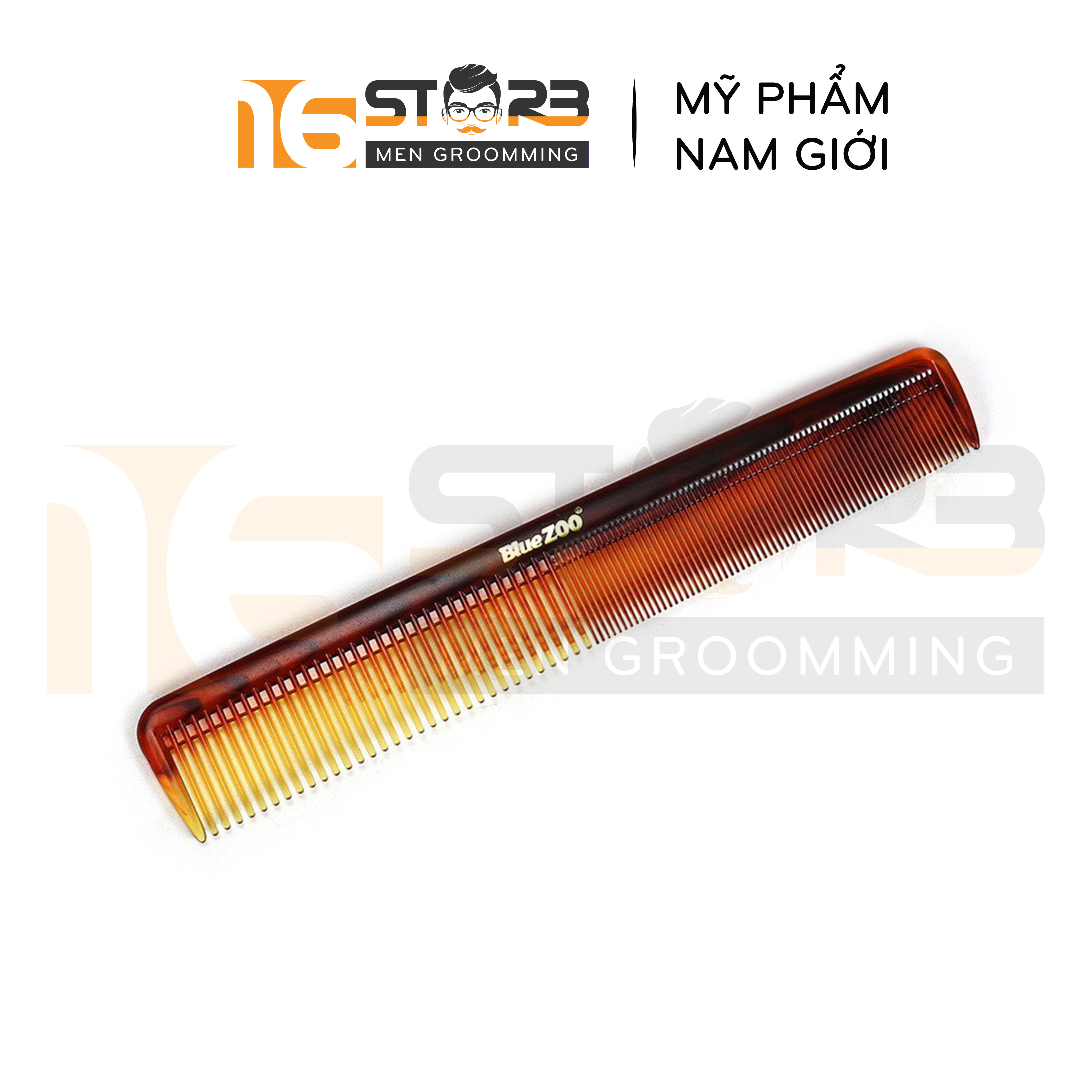 Lược thẳng chia ngôi tóc BlueZoo cao cấp