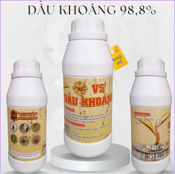 [ Chai 500 ml] DẦU KHOÁNG TRỪ SÂU RẦY
