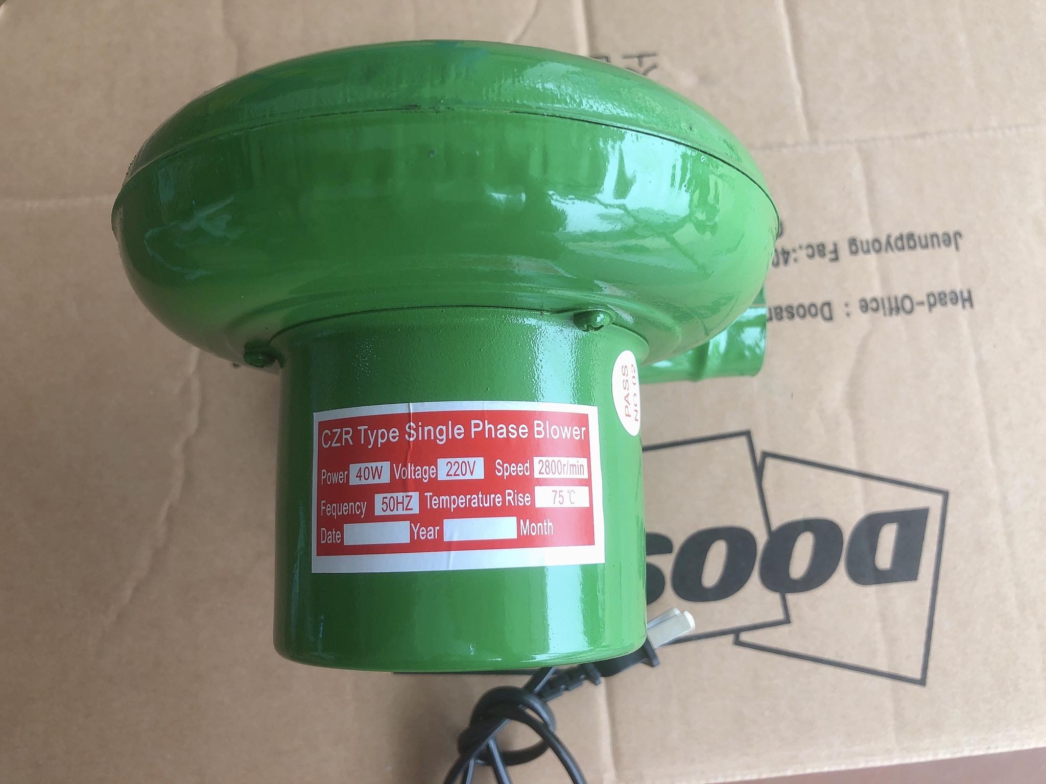 Khò bếp, Quạt thổi lò, hỏa tốc, Quạt thổi gió 40w