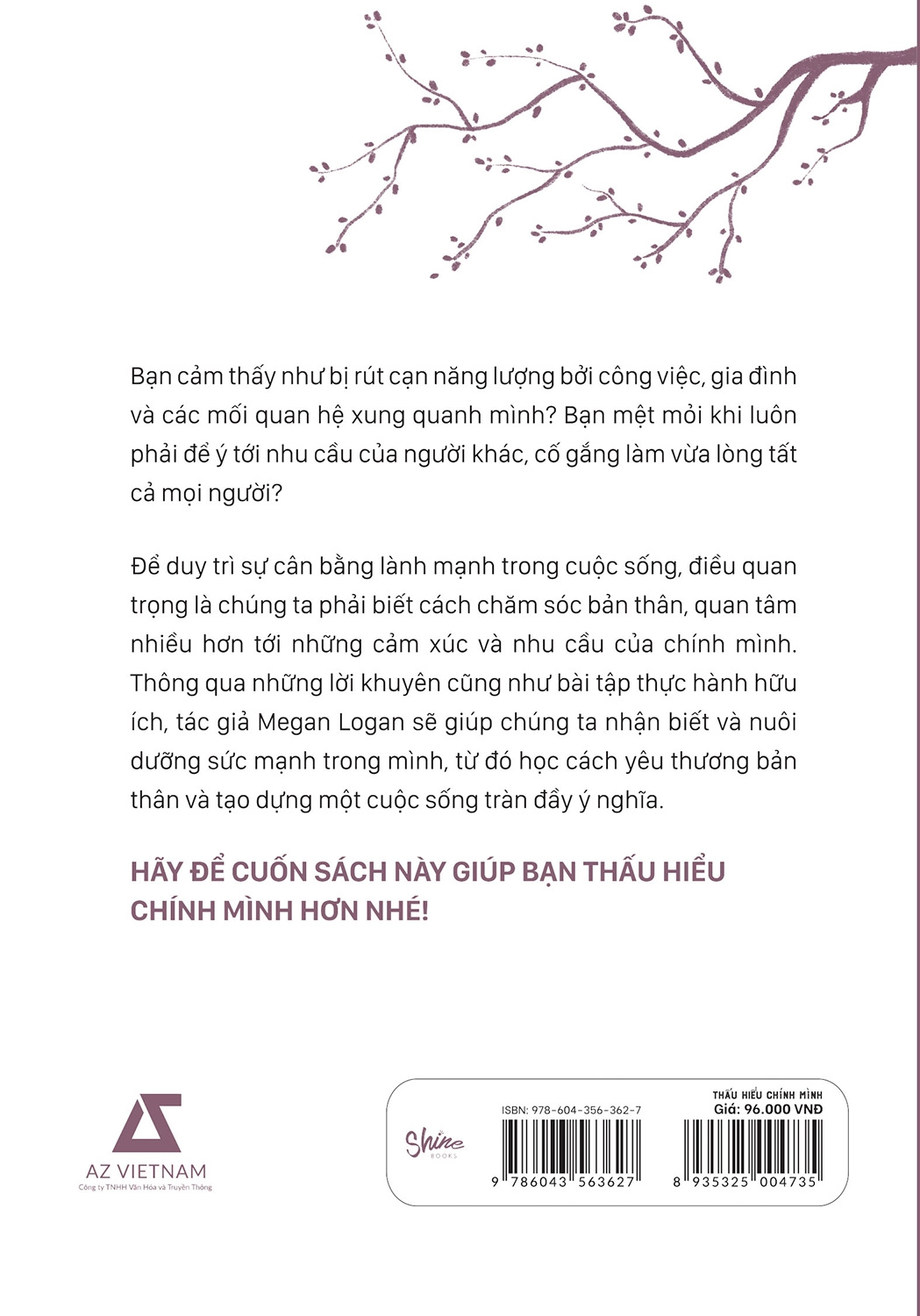 Sách - Thấu Hiểu Chính Mình - Megan Logan