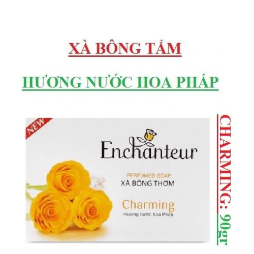 Combo 3 Bánh Xà Bông Tắm Enchanteur Hương nước hoa Pháp 90gr