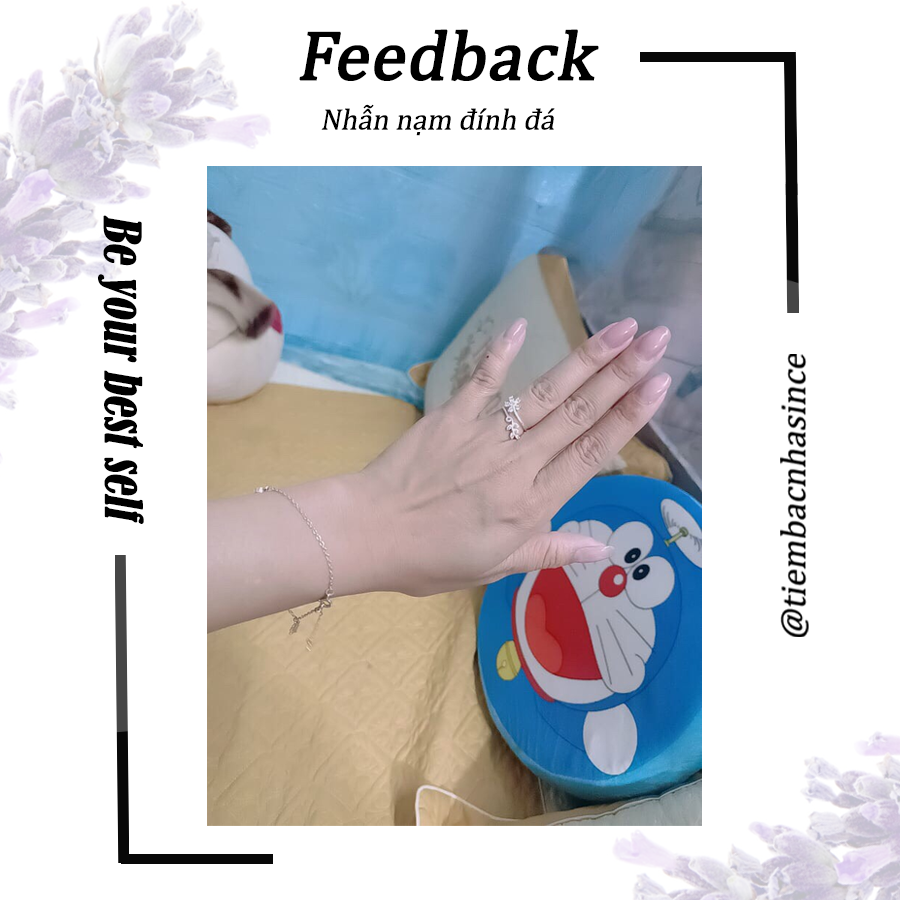 Nhẫn nạm đính đá cao cấp