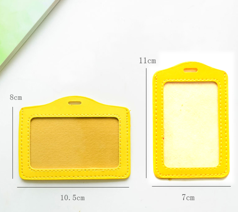Bao da đựng thẻ dọc 5.4x8.5cm - thẻ đeo bằng da 1 mặt DA DỌC