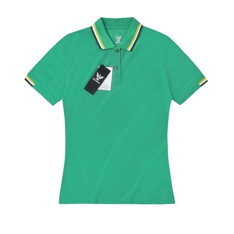 Áo Polo Nữ Poligan Nhập Khẩu thá¡ Lan (GREEN/BLACK)