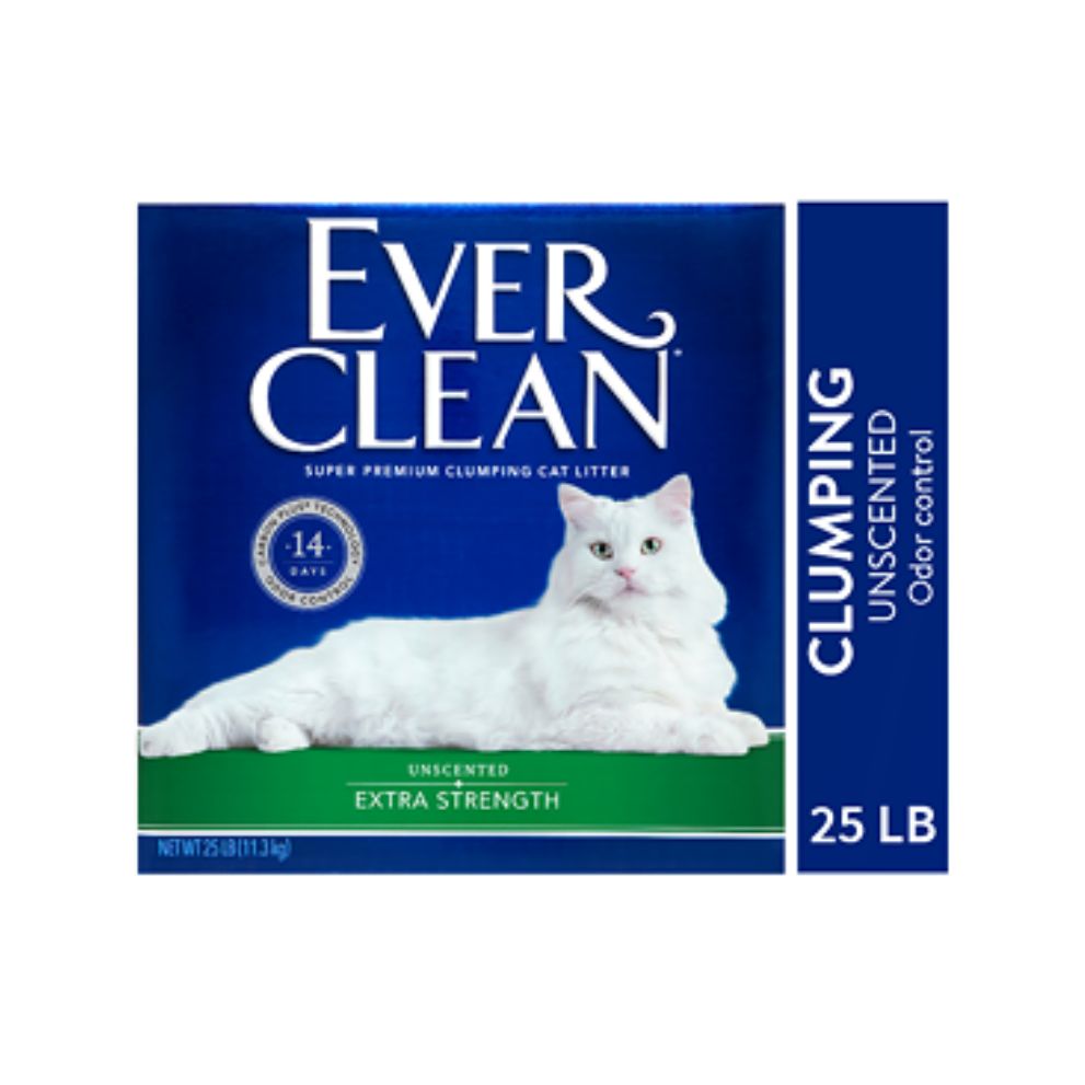 EVERCLEAN Extra Strength Unscented Premium Clumping Cat Litter