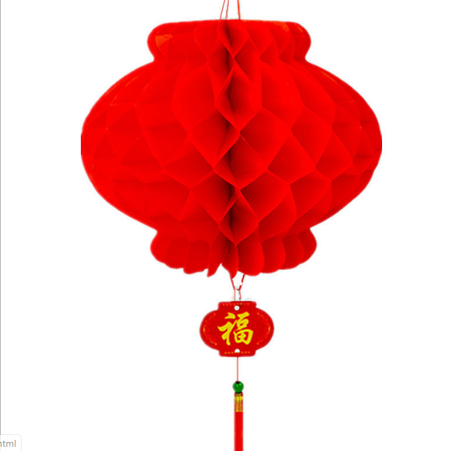 Đèn lồng xếp liền nhiều quả trang trí tết
