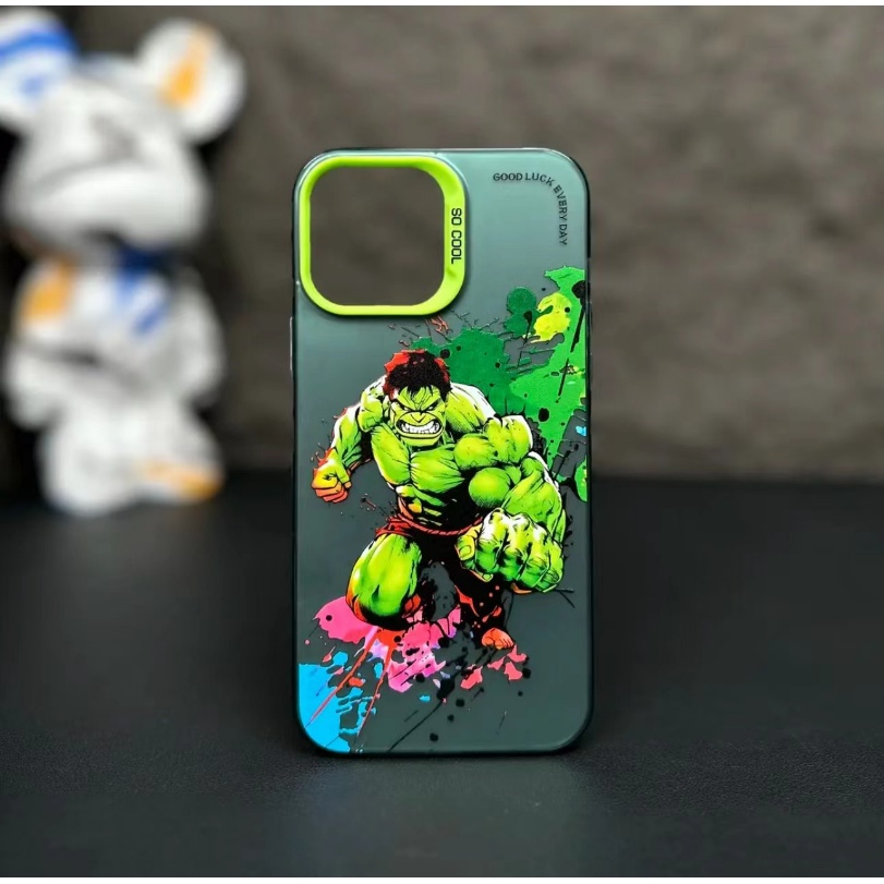The Hulk Spider-Man Hard case for iPhone 12 pro max case iPhone11 iPhone13 iPhone14 Pro Max Phone Cover Iron Man