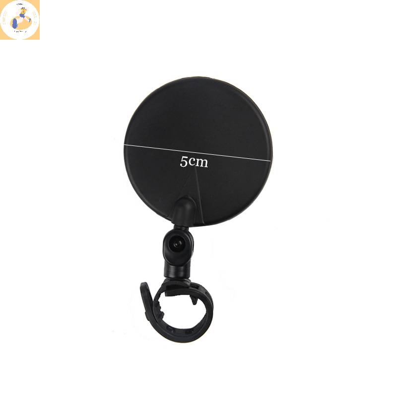 EOY Universal Bicycle Rearview Mirror Adjustable Rotate Wide-Angle Cycling Handlebar Rear View Mirrors for MTB Road Bike Accessories