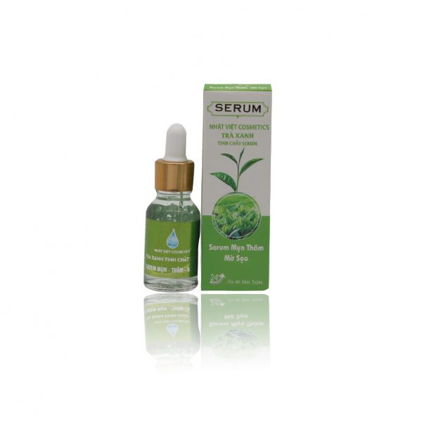 Trà xanh tinh chất Serum Nhật Việt – Serum mụn thâm mờ sẹo 20ml